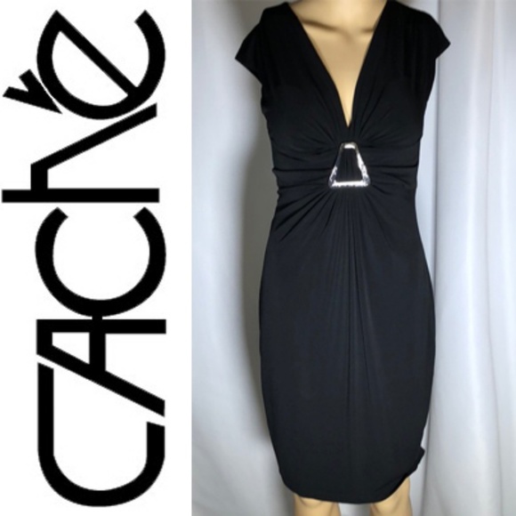 Cache Dresses & Skirts - Cache perfect condition black size 4 dress